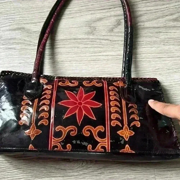 ALDO  SHOULDER WOMEN BROWN LEATHER BAG - Picture 8 of 9